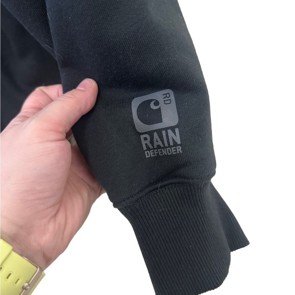 Carhartt Rain Defender Relaxed Fit Zip Up Jacket Sweatshirt Hoodie Sz XL - Picture 7 of 9